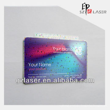 Hologram printing plastic laminate pouch overlay for ID card, PET + EVA